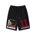 thumbnail image 4 of Pantalones cortos de Anime para hombre, Shorts deportivos de cinco puntos, SHOHOKU Sakuragi Hanamichi, pantalón corto de gran tamaño, Verano, 4 of 4