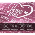 thumbnail image 5 of Valentine's Day Blanket Valentines Gifts for Men I Love You Soft Throw Blanket Anniversary Present for Boyfriend Husband from Girlfriend Wife Valentines Day Blanket for Him, 5 of 5