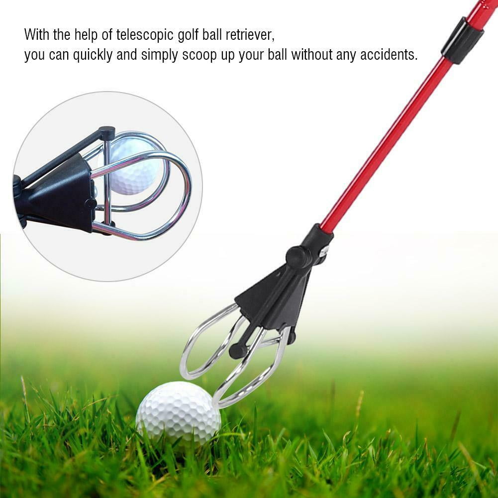 Telescopic Golf Ball Picker Golf Ball Retriever Pick Up Scoop Tool