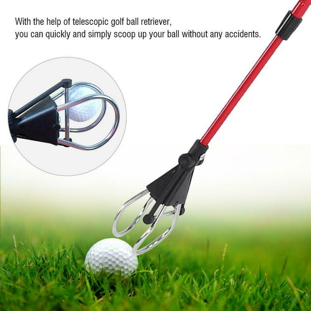 Telescopic Golf Ball Picker Golf Ball Retriever Pick Up Scoop Tool Lightweight