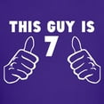 thumbnail image 3 of CafePress - This Guy Is 7 T Shirt - Dark T-Shirt Kids XS-XL, 3 of 4