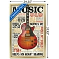 thumbnail image 3 of Music Inspires Me Wall Poster, 22.375" x 34", Framed, 3 of 3