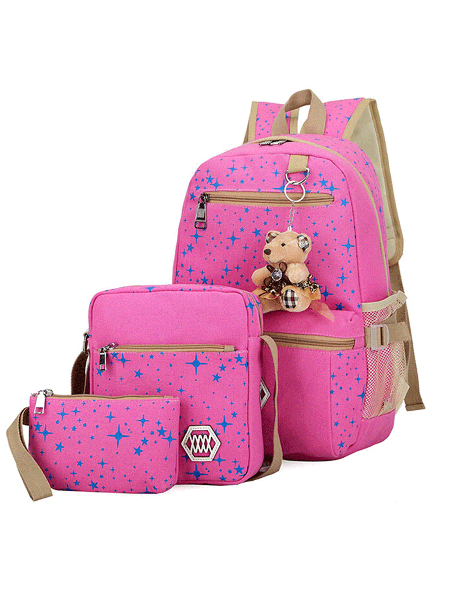 Travel Womens 3d Animal Backpack Rucksack Teen Girl Shoulder School Bag Satchel 
