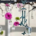 thumbnail image 5 of Butterfly Wind Chimes, Blue Metal Wind Chimes Outdoor, Butterfly Gifts for Women Butterfly Decorations, Outdoor Decor, 5 of 5
