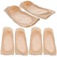 thumbnail image 2 of Invisible Socks 3Pairs Light Yellow Cloth Bamboo Comfort Anti-Skid Silicone Socks for Women, 2 of 5