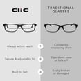 thumbnail image 3 of Lyzl Magnetic Reading Glasses for Men or Women, Computer Readers, Original Long, 3 of 7