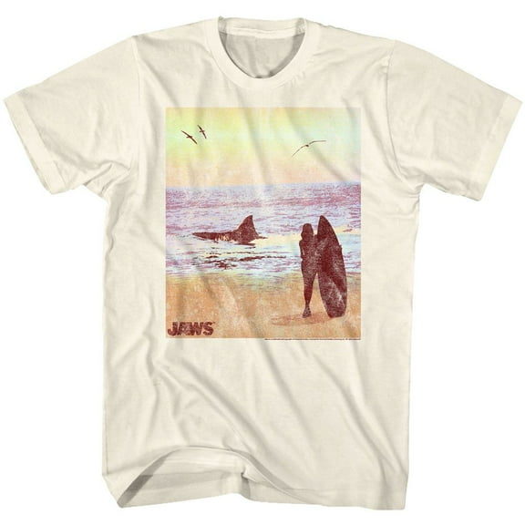 Jaws Surfside Natural Adult T-Shirt