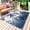 Navy Blue, variant on Coastal Sea Turtles Outdoor Rug for Patio/Deck/Porch, Non-Slip Large Area Rug 6 x 9 Ft, Summer Coral Ocean Beach Gradient Blue Indoor Outdoor Rugs Washable Area Rugs, Camping Rug Carpet Runner