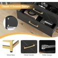 thumbnail image 4 of Jojoka 4-Drawers Dresser for Bedroom Chest of Drawers, Wood Nightstand Storage Organizer Cabinet with Metal Handle for Living Room, Entryway, Hallway, Black, 4 of 8