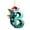 B#392, variant on Herunwer Dinosaur Christmas Ornaments,Letter Cartoon Pendant, Dinosaur Xmas Tree Decorations Acrylic Dino Figures Hanging Gift, Christmas Tree Topper Ornaments for Christmas Tree