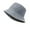 Gray, variant on Men Summer Sun Protection Cotton Twill Foldable Outdoor Travel Bucket Fisherman Hat Cap with Breathable Vents