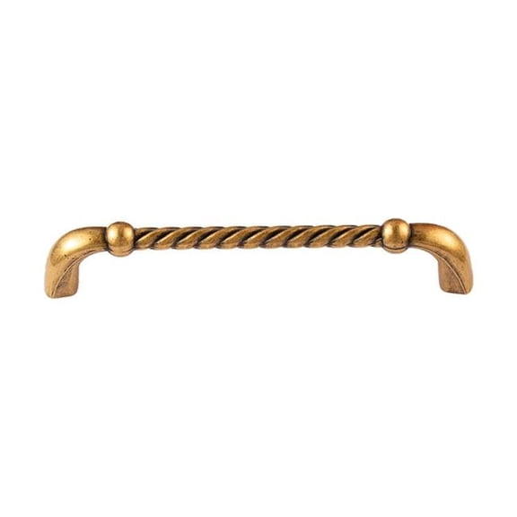 5 in. Cabinet Pull, Antique European Brass