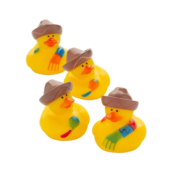 Fiesta Rubber Duckies - Party Favors - 12 Pieces