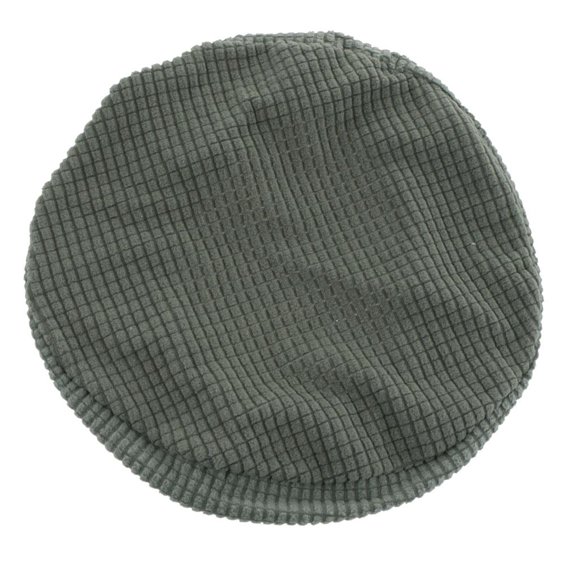 1 unidad Funda de Taburete Asientos Sillas Elástico Bar Redondoo de 30-38cm ejercito verde