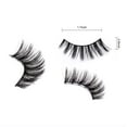 thumbnail image 3 of Mink Eyelashes - False Eyelashes 3 Pairs 6D Mink Lashes - Wispy Lashes Natural Look Faux Mink Eyelashes Dramatic Lashes Fluffy Cat Eye Reusable Lashes Pack Extension |002-0.6 inch, 3 of 15