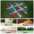 thumbnail image 3 of Juego Giant Tic Tac Toe para exteriores con luz para familia de 3 pies x 3 pies, 3 of 6