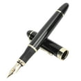 thumbnail image 2 of Pluma Estilográfica De Metal, Pluma Estilográfica De Escritura Suave Con Punta Fina Con Agarre Ergonómico Y Clip Para Firmas De Reuniones De, 2 of 7