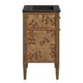 thumbnail image 4 of Modway Elysian 24" Modern Wood Bathroom Vanity in Black and Brown, 4 of 17