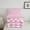 Lightpink White 2, variant on jejeloiu Ribbon Bow Tie Bedding Comforter Set,Grid Bowknot Twin Comforter Sets,Black Geometric Lines Bedding Set For Child,Lightweight Room Decorative Reversible,2-Piece