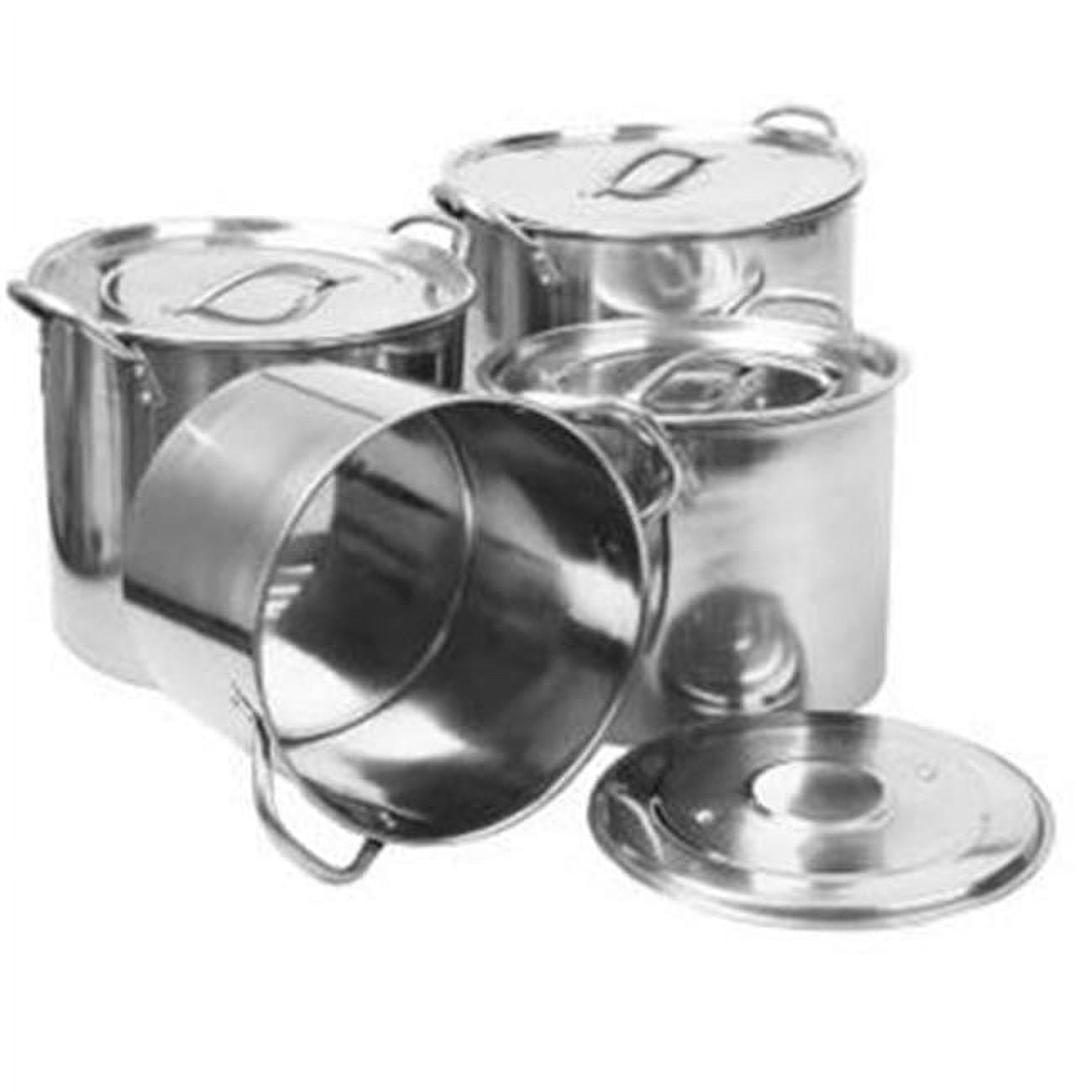 Star Crafts 4 Piece Stainless Steel Stock Pot Set (contains 4 stockpots and 4 lids)