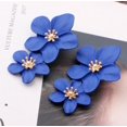 thumbnail image 1 of Pendientes Sense Pendientes Estilo Pendientes Distintivos Multicolor Doble Capa Flor Pendientes Sencillos para Mujer, 1 of 6