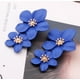 thumbnail image 1 of Pendientes Sense Pendientes Estilo Pendientes Distintivos Multicolor Doble Capa Flor Pendientes Sencillos para Mujer, 1 of 6