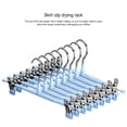 thumbnail image 3 of Hariumiu Pants Rack 8pcs Adjustable Non-slip Pants Hangers with Rubber Coating Space Saving Metal Clothes Organizer Rack for Closet Heavy-duty Clip for Baby, 3 of 8
