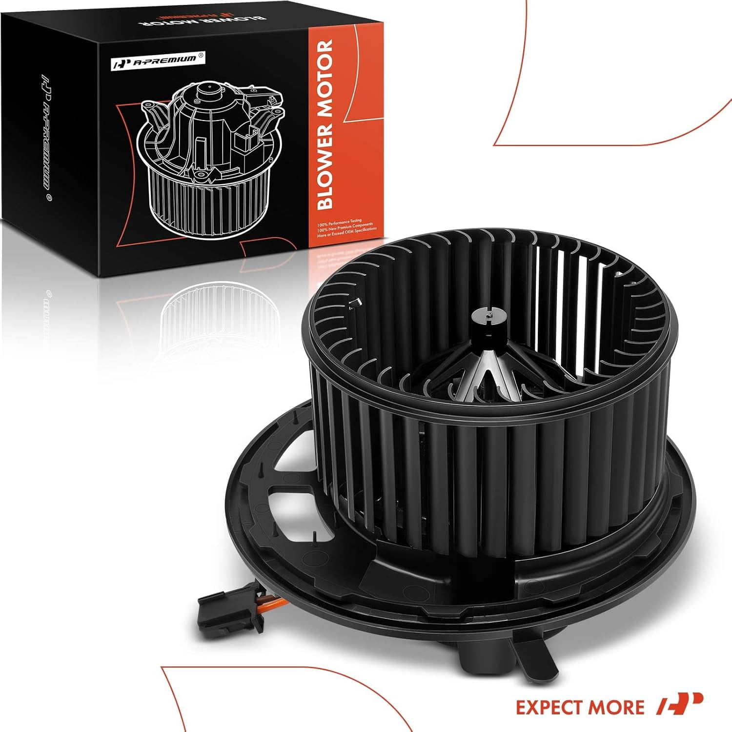 A-Premium Heater Blower Motor with Fan Cage Replacement for BMW 128i 135i 323i 325i 328i 335i X1 X3 X5 Z4