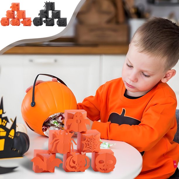 Caja de Dulces Divertida para Halloween, Caja de Regalo, Suministros para Fiestas, Caja de Embalaje, Caja de Regalo de Cartón