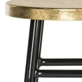 thumbnail image 6 of SAFAVIEH Emery Mid-Century Dipped Gold Leaf Counter Stool w/ Footrest, Black, 6 of 6
