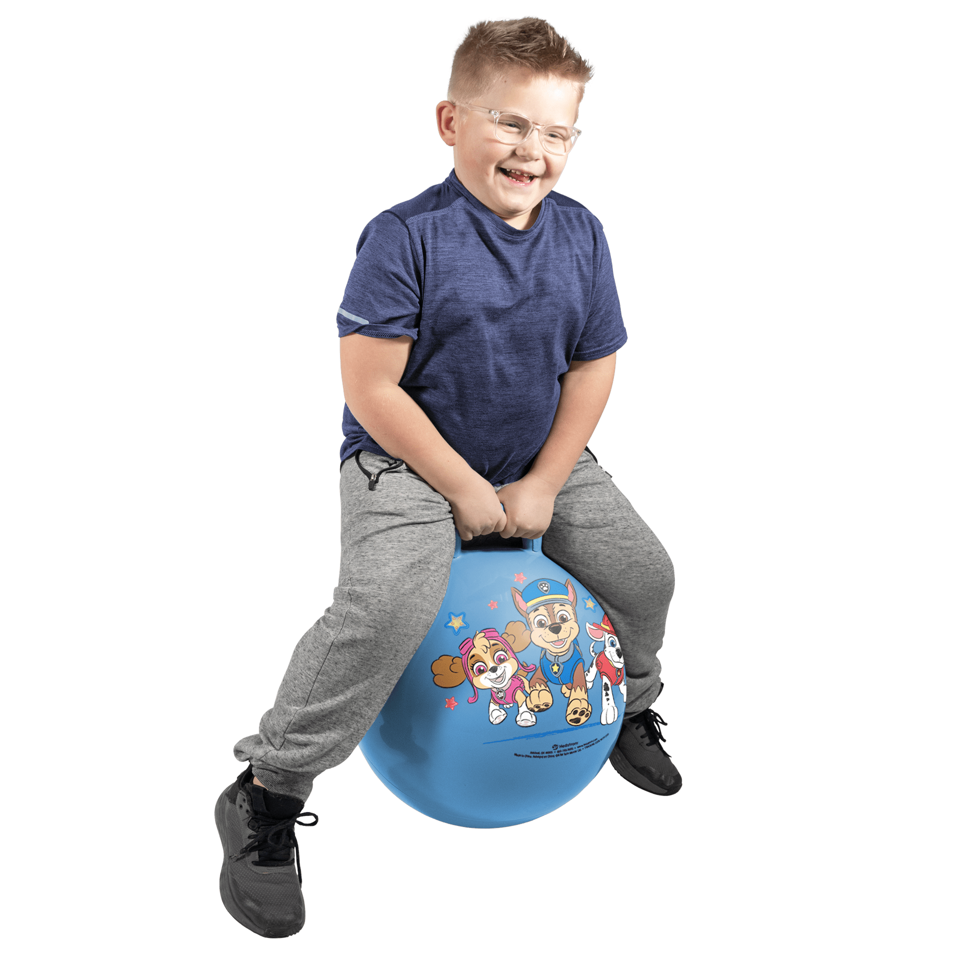 Hedstrom Blue Polka Dot Hopper Ball, Kd's Rde-on Toy, Bouncy Hoppng Ball Wth Handle - 15 - View #10
