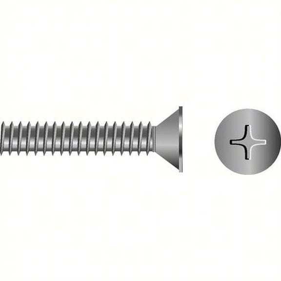 SeaChoice 59648; 1/4-20 X 2-1/2 Philflat Machine Screw 2/ Bag Made by SeaChoice
