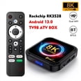thumbnail image 2 of TV98 RK3528 Smart TV Box Android 13 8K HD 2.4G y 5G Wifi Reproductor Multimedia Mini Set Top Box, 2G+16G Enchufe Europeo, 2 of 5