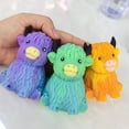 thumbnail image 1 of Highland Cow Stress Relief Toy Slow Rising Highland Cattle Squeeze Toy Squeezable Animal Stress Ball Cow Lovers Gift, 1 of 8