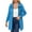 Z01-BU1, variant on BYHONG Womens Trench Coat Hooded Long Sleeved Spring and Autumn Jacket Loose Casual Windproof Jacket Blue L