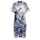 thumbnail image 4 of DELFT Azul holandés: Vestido holgado con bolsillo y estampado de molino de viento Vintage, 4 of 6