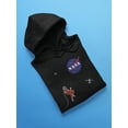 thumbnail image 3 of NASA Nasa Astronaut Floating Hoodie Women -NASA Designs, Female 3X-Large, 3 of 4