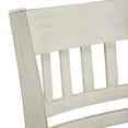 thumbnail image 7 of Weston Home Shapel Lattice Back 29"H Swivel Bar Stool, Antique White Finish, Beige Linen, 7 of 7