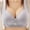 Gray, variant on CALAFEBILA Soild Wire Free One-Piece Everyday Back Buckle Strapless Bras for Women