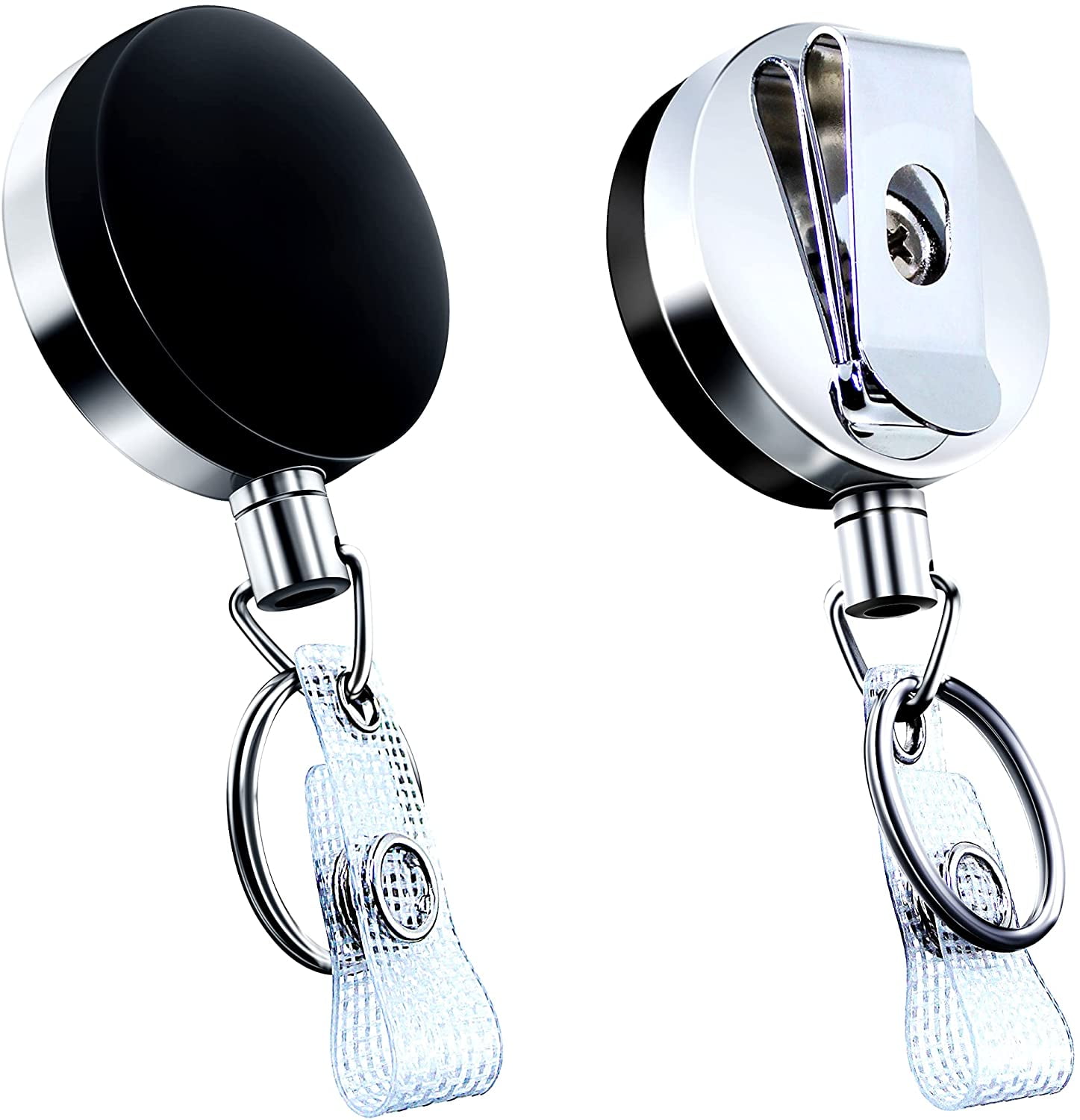 Metal Retractable Id Card Holder