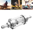 thumbnail image 4 of Muyoka Filtro de combustible en línea para motocicleta de 8 mm, filtro de combustible de vidrio extraíble, filtro de gas de gasolina en línea de aleación de aluminio universal, para motocicleta, sucie Muyoka Hogar, 4 of 7