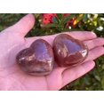 thumbnail image 6 of Strawberry Quartz Gemstone Hearts, Polished Strawberry Quartz Puffy Hearts, Strawberry Quartz Palm Stone, Strawberry Quartz Heart (1 Heart), 6 of 9