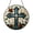 Stained Glass 5.9 Inch, variant on Floral cross stained glass window ornament, graceful faith inspired hanging decor for home or memorial spaces