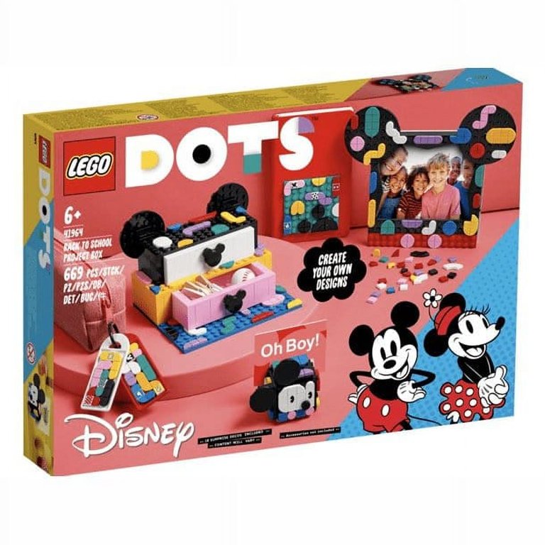 Lego Dots Disney Mickey Mouse and Minnie Mouse Back to School