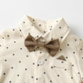 thumbnail image 4 of Tiijoy Newborn Boys Outfits Cotton Short Sleeve Romper Suspenders Shorts Set, Sizes 9-12M, 4 of 6