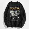 thumbnail image 2 of toraway Chandail en Molleton pour Femmes Veste Fine Décontractée à Manches Longues T-Shirts Graphiques Col Rond Chandails en Molleton Pull Tops pour Femmes S, 2 of 4