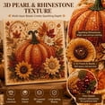 thumbnail image 3 of Autumn Pearl Painting Kit, Fall Pearl Art Kit with Rhinestones and Beads, Wall Decor Featuring Pumpkin, Maple Leaves, Forest Animals and Harvest Designs,Thanksgiving Decoration and Gift for Adults, 3 of 10