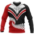 thumbnail image 3 of Sudadera con capucha de Aotearoa, Nueva Zelanda, Poppy Fern Lest We Forget para hombre, moda urbana, jersey, abrigo para mujer y niño, 3 of 5