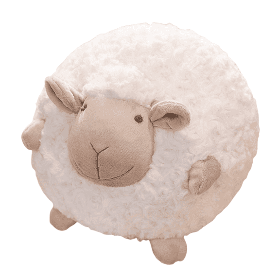 Cute Round Sheep Plush Toy -13 Inch Plush Animal Plush Small Wool Plush Toy Soft Pillow for Babies, Children and Girls, Exquisite Birthday Gift