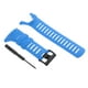 thumbnail image 1 of Correa de repuesto de caucho para reloj Suunto Ambit 1, 2 y 3 con destornillador y herramienta. Azul negro, 1 of 9